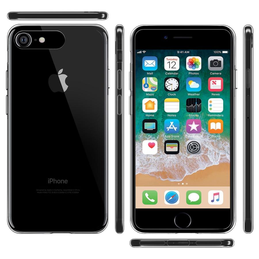 iPhone 7 8 Plus ケース カバー iPhone7Plus iPhone8Plus 透明 クリア