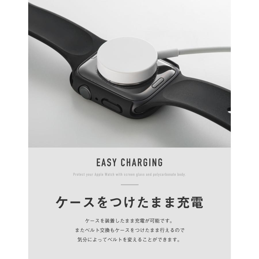 アップルウォッチ カバー ケース Apple Watch Ultra 8 7 6 SE (第2世代/第1世代) 液晶保護 耐衝撃 アクセサリー ハードケース series 49/45/44/42/41/40/38mm｜orion-sotre｜07