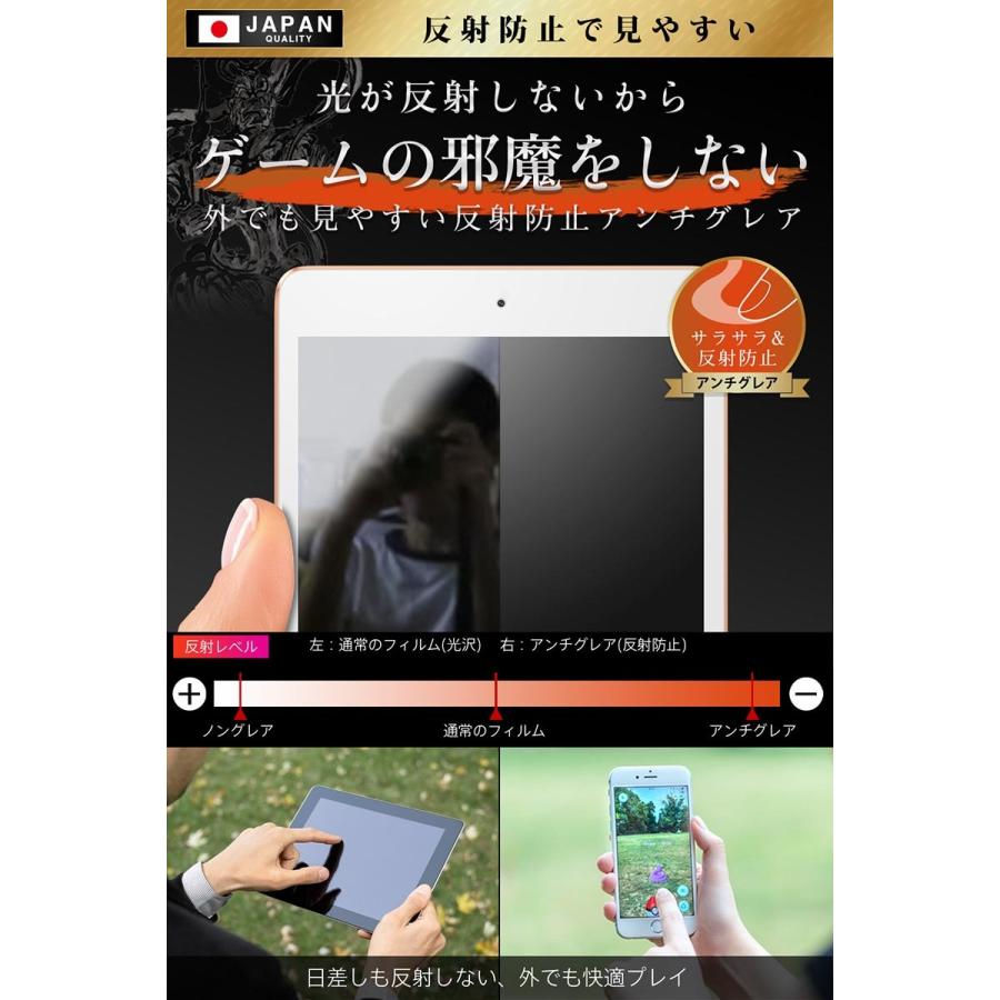 iPad mini フィルム 第5世代 保護フィルム 7.9インチ ガラスフィルム 保護フィルム アンチグレア 2019 第4世代 (2015) 10H ガラスザムライ 液晶保護フィルム｜orion-sotre｜04