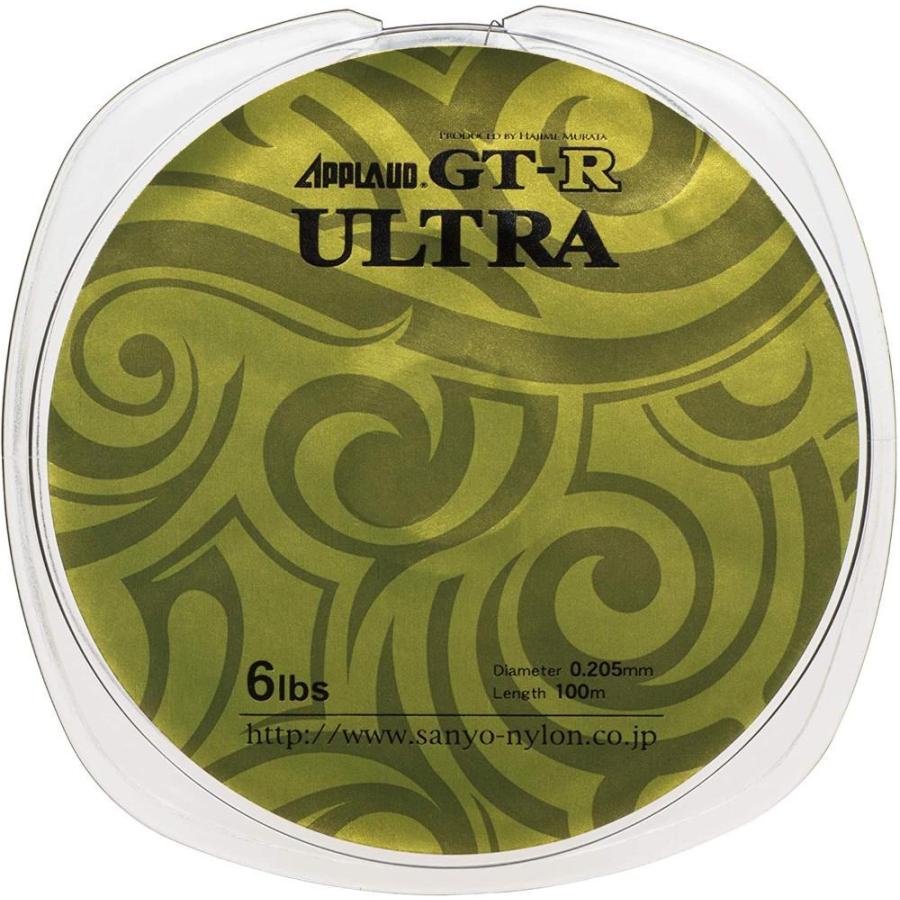 ご予約品 サンヨーナイロン アプロード ｇｔ ｒ ウルトラ １００ｍ ６ｌｂ ダークグリーン ゆうパケット