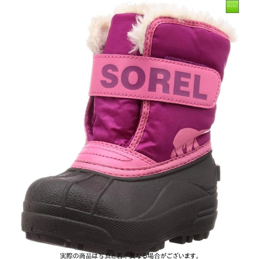 期間限定特別価格 Kids ソレル チルドレンスノーコマンダー ピンク 13cm キッズ スノーブーツ Nc1960 スノー