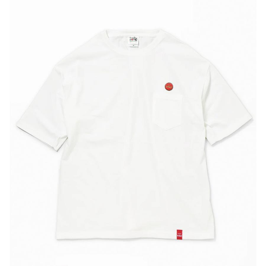 オリオン王冠刺繍：ワンポイント刺繍ポケ付きビッグTシャツ限定の