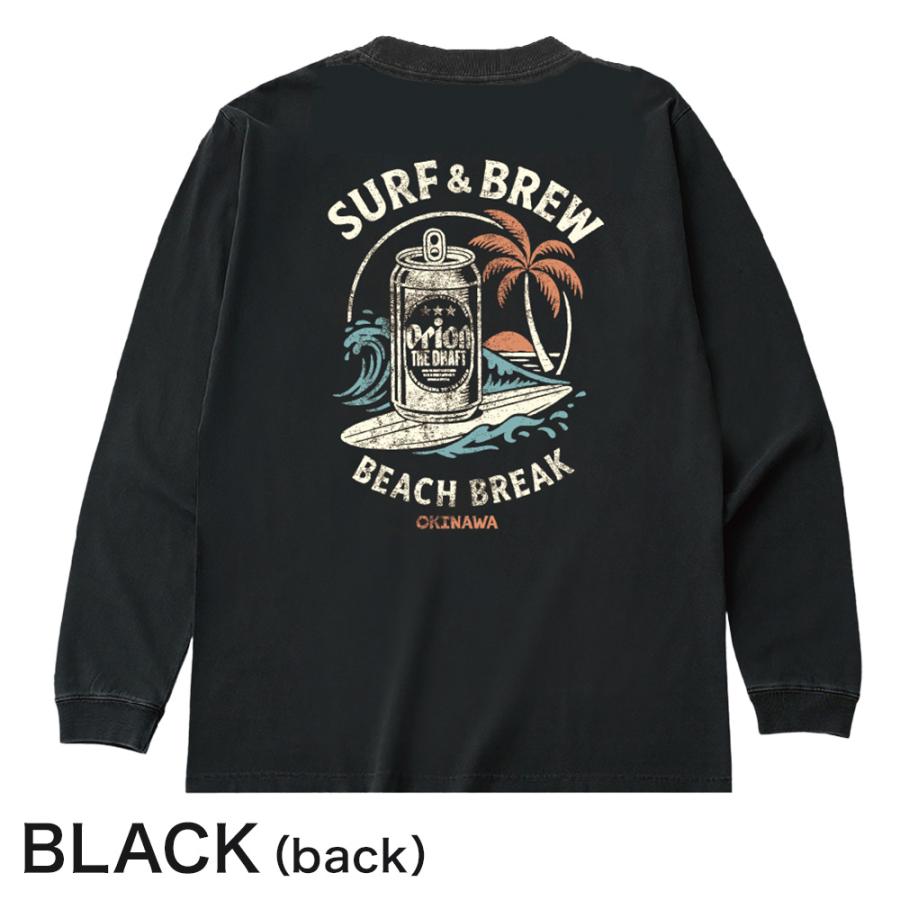オリオンビール ロングスリーブTシャツ SURF&BREW GRAY BLACK グッズ