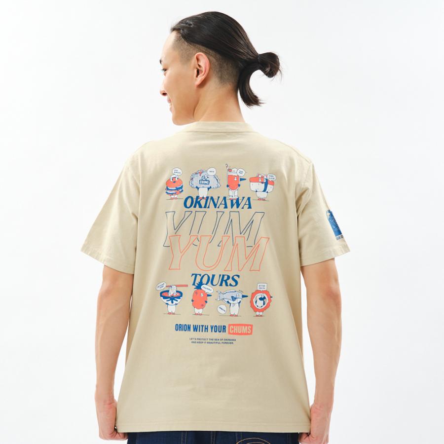 オリオンビール チャムス コラボ26春 YUM TOURS Tシャツ オリオン
