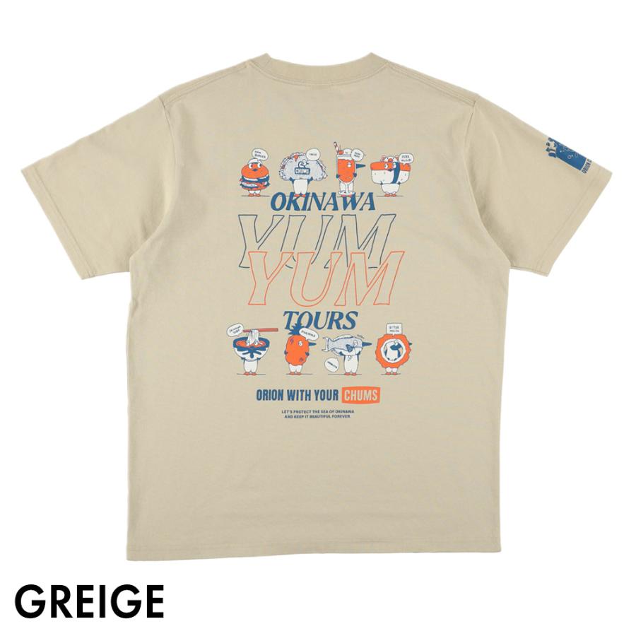 オリオンビール チャムス コラボ26春 YUM TOURS Tシャツ オリオン