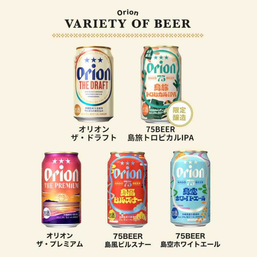 オリオンビール（Orion Breweries） ビール 詰め合わせ ギフト 5種 15