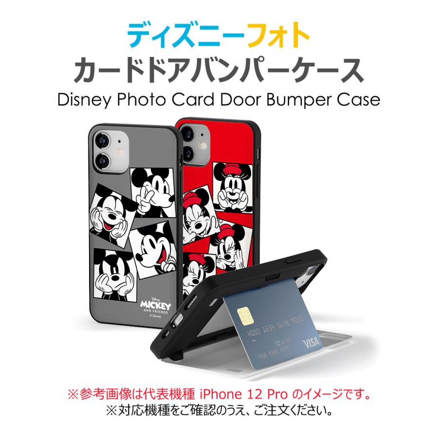Disney Photo Card Door Bumper ケース iPhone 15 Plus Pro Max 14 SE3 13 mini 12 SE2 11 XS XR X 8 7｜orionsys｜02
