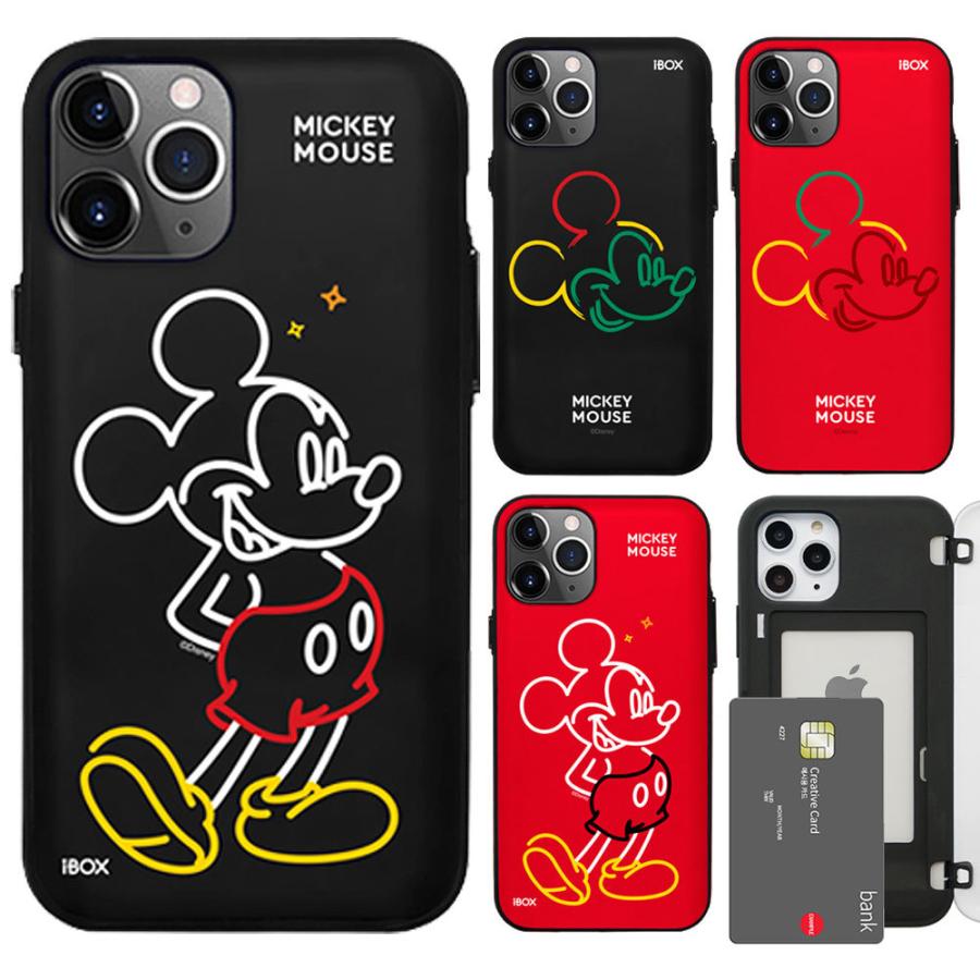 Disney Art Collection Multi Card Bumper ケース iPhone SE3 13 Pro Max mini 12 SE2 11 XS XR X 8 7 Plus｜orionsys