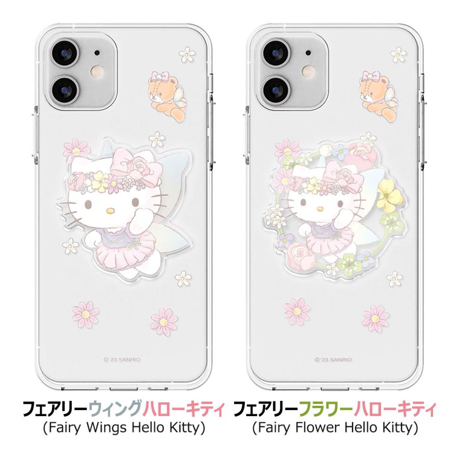 Sanrio Characters Fairy Clear Jelly ケース Acryl Smart Tok セット iPhone 15 Plus Pro Max 14 SE3 13 mini 12 SE2 11 XS XR X 8 7｜orionsys｜09