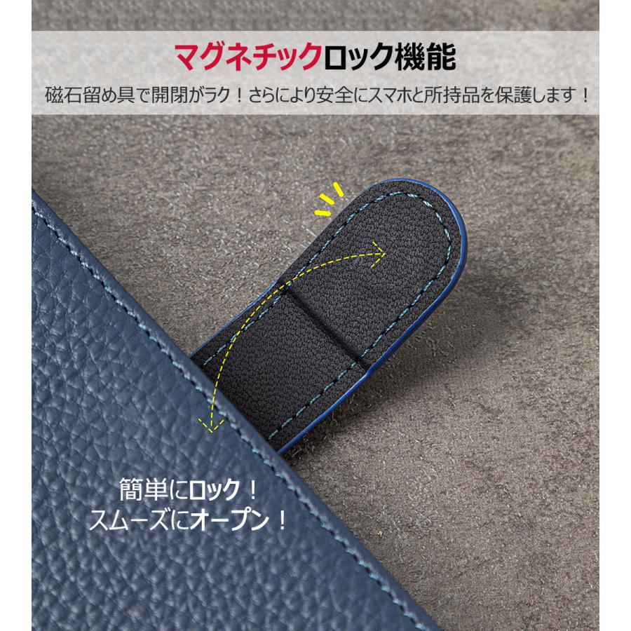 Genuine Leather Modern Simple Diary 手帳型 ケース iPhone 15 Plus Pro Max 14 SE3 13 mini 12 SE2 11 XS XR X 8 7｜orionsys｜08