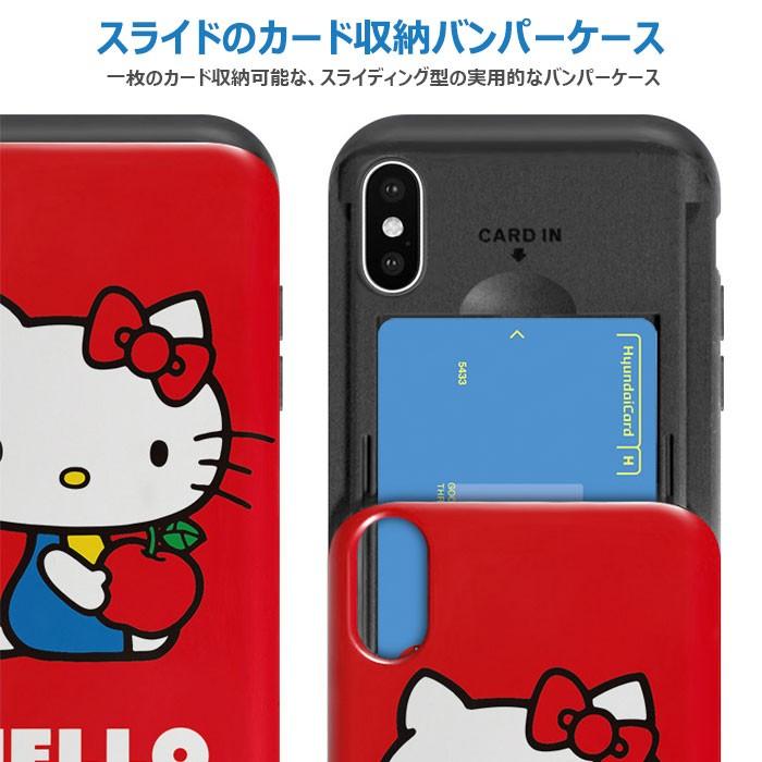 Hello Kitty Retro Card Slide Bumper ケース iPhone 15 Plus Pro Max 14 SE3 13 mini 12 SE2 11 XS XR X 8 7 Plus｜orionsys｜06