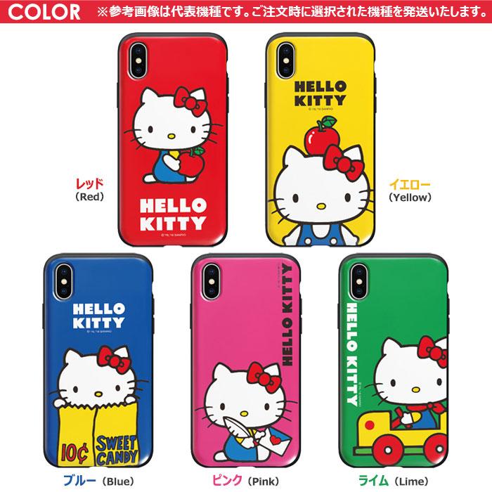 Hello Kitty Retro Card Slide Bumper ケース iPhone 15 Plus Pro Max 14 SE3 13 mini 12 SE2 11 XS XR X 8 7 Plus｜orionsys｜10