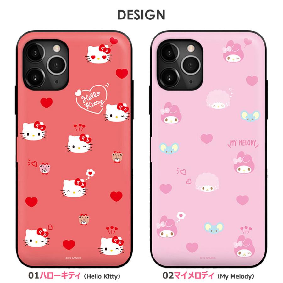 Sanrio Characters Cutie Pattern Magnetic Door Bumper ケース iPhone 15 Plus Pro Max 14 SE3 13 mini 12 SE2 11 XS XR X 8 7｜orionsys｜11