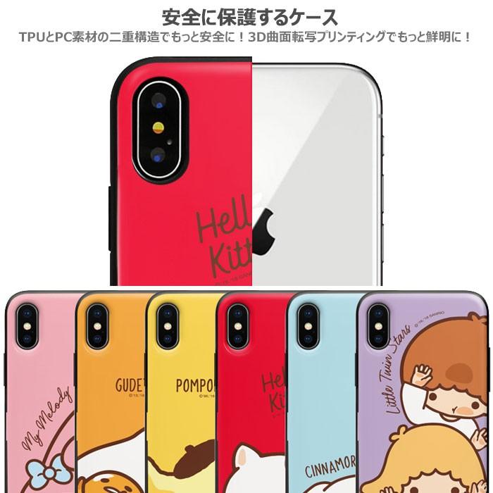 Sanrio Characters Mirror Door Card Bumper ケース iPhone 15 Plus Pro Max 14 SE3 13 mini 12 SE2 11 XS XR X 8 7｜orionsys｜05