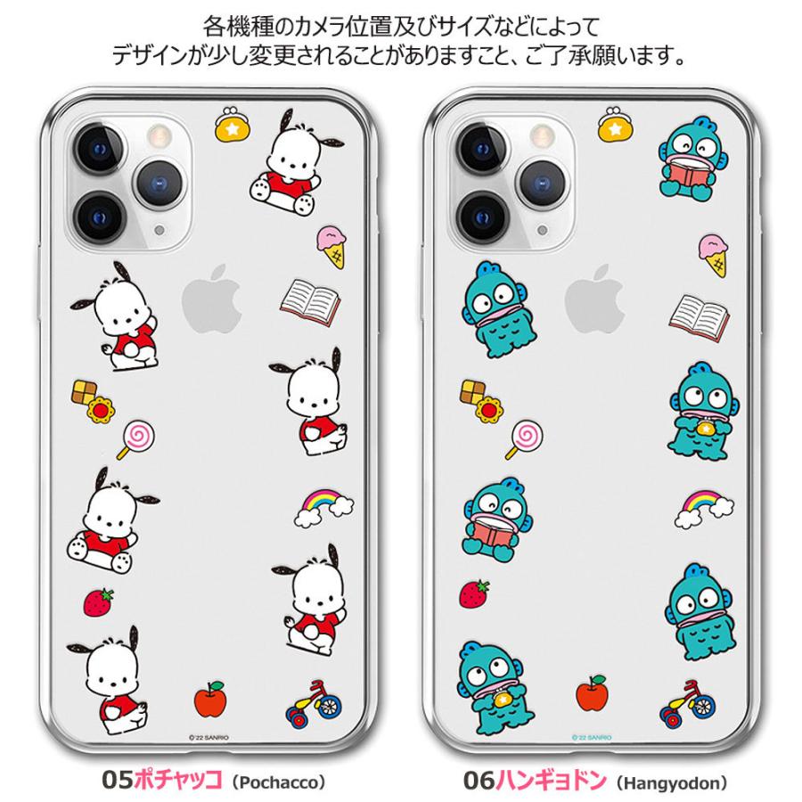 Sanrio Characters Weekend Clear Jelly ケース iPhone 15 Plus Pro Max 14 SE3 13 mini 12 SE2 11 XS XR X 8 7｜orionsys｜11