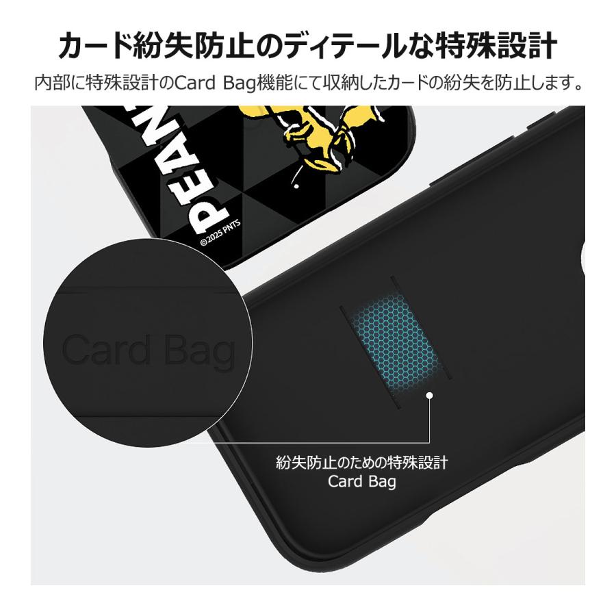 【並行輸入品】 Snoopy Friends Run Pattern Two Card MagSafe Bumper ケース iPhone Air 17 Pro Max 16 Plus 15 | SNOOPY | 15