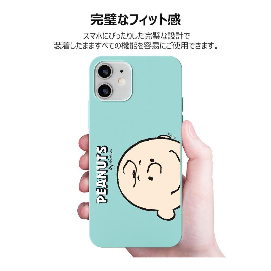Snoopy Big Face Soft Jelly ケース iPhone 15 Plus Pro Max 14 SE3 13 mini 12 SE2 11 XS XR X 8 7｜orionsys｜03