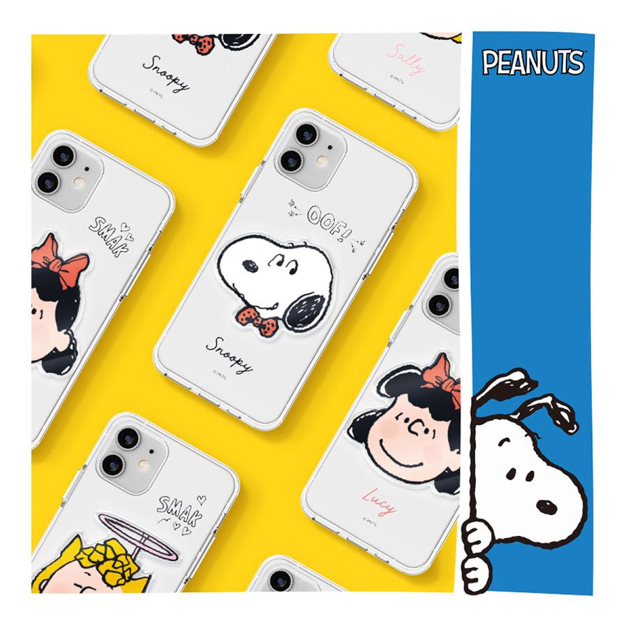 Snoopy Big Head Clear Jelly ケース Acryl Smart Tok セット Galaxy S24 Ultra A54 5G S23 A53 S22 S21 + Note20 S20 Note10+ S10 Note9 S9｜orionsys｜10