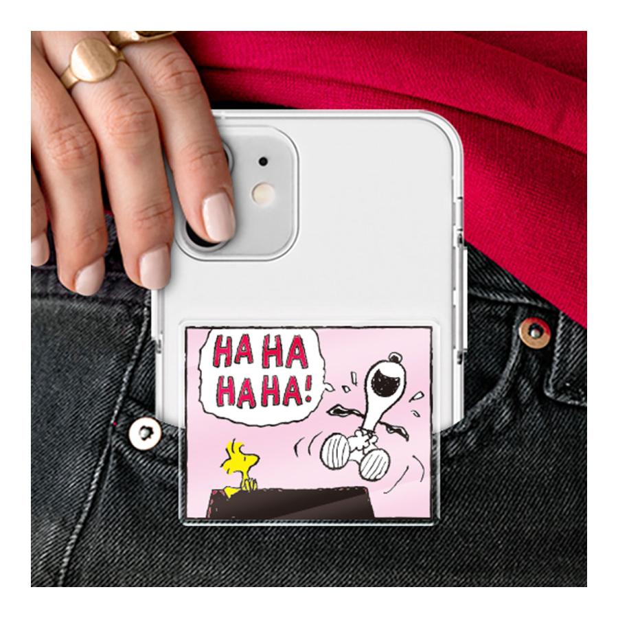 Snoopy Cartoon Clear Jelly ケース Acryl Smart Tok セット iPhone 15 Plus Pro Max 14 SE3 13 mini 12 SE2 11 XS XR X 8 7｜orionsys｜12