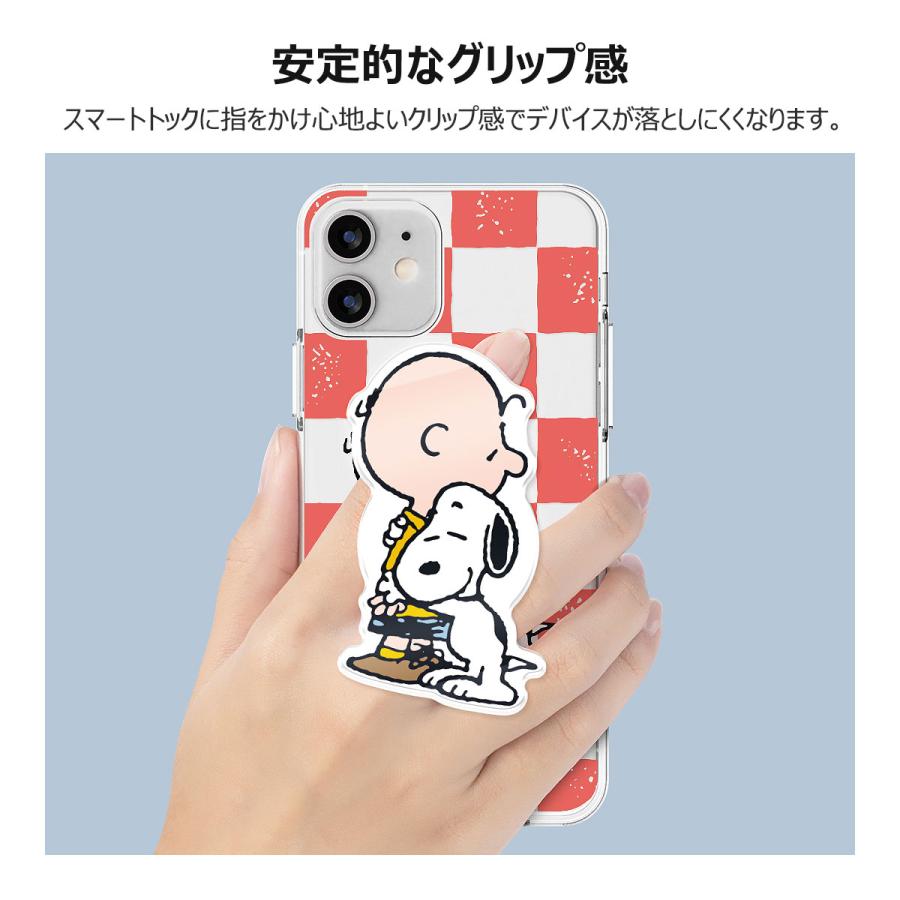 Snoopy Checkerboard Clear Jelly ケース Acryl Smart Tok セット iPhone 15 Plus Pro Max 14 SE3 13 mini 12 SE2 11 XS XR X 8 7｜orionsys｜09