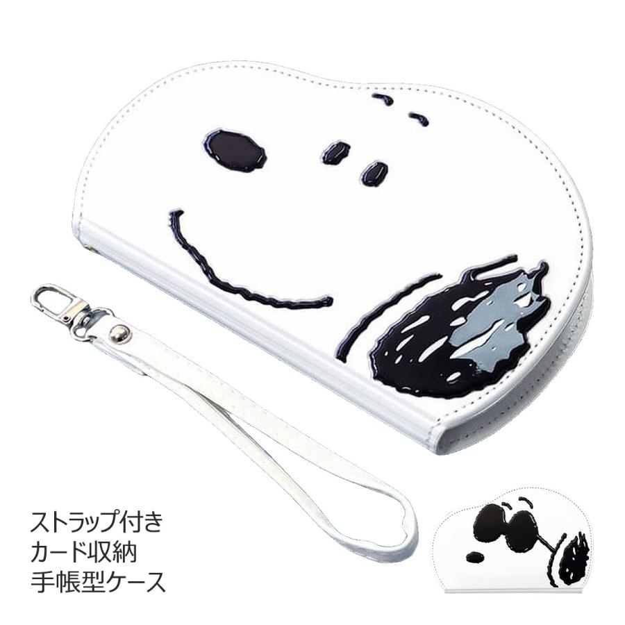 SNOOPY 【並行輸入品】 Snoopy Face Flip フリップ 手帳型