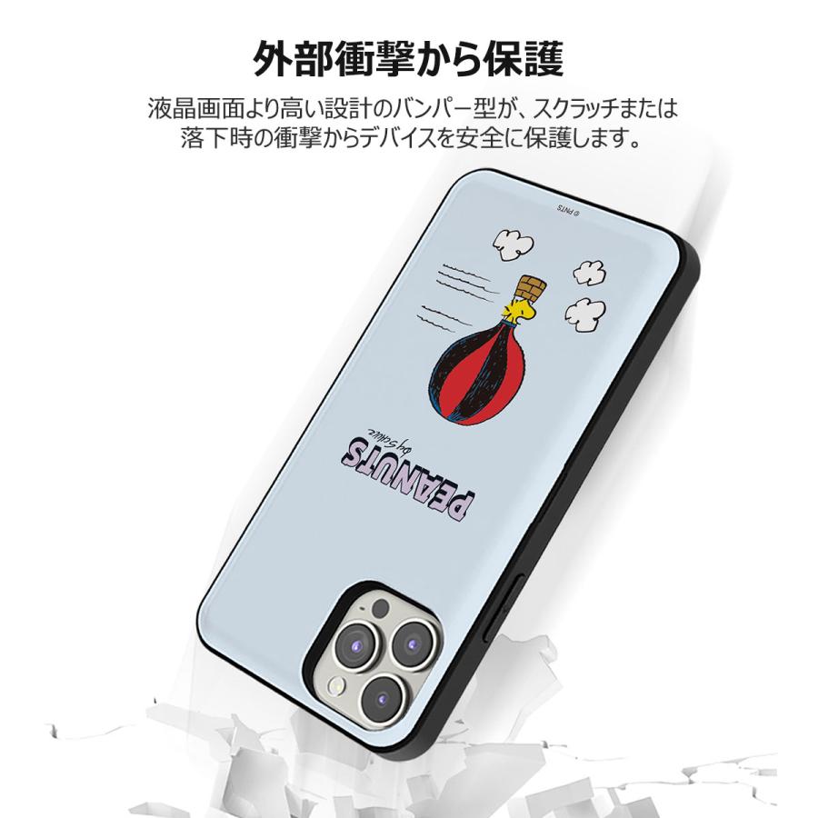 Snoopy Friends Card Door Bumper ケース iPhone 15 Plus Pro Max 14 SE3 13 mini 12 SE2 11 XS XR X 8 7｜orionsys｜06