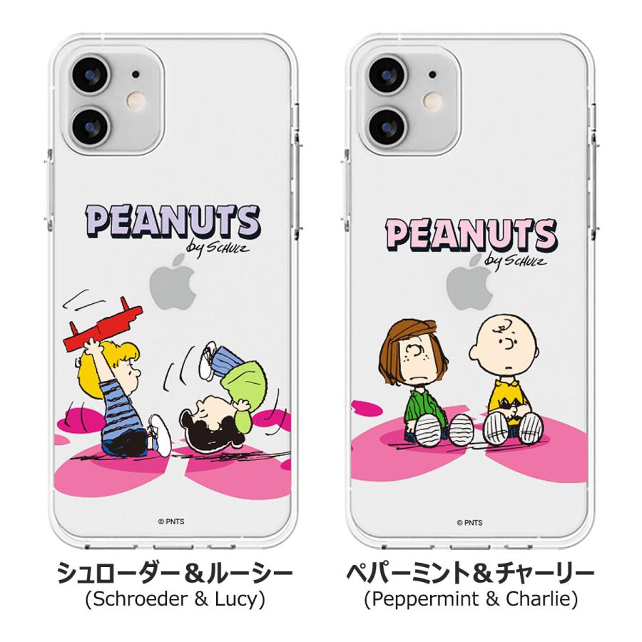 Snoopy Heart Breaker Clear Jelly ケース iPhone 15 Plus Pro Max 14 SE3 13 mini 12 SE2 11 XS XR X 8 7｜orionsys｜16