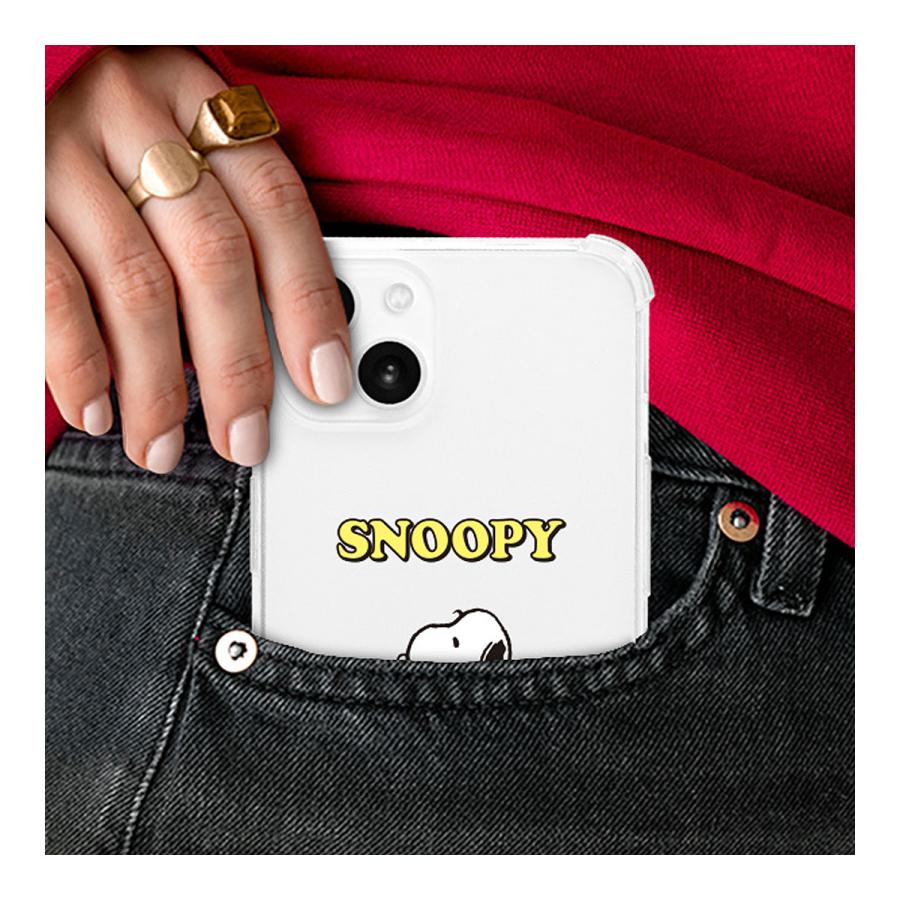 Snoopy Life Bulletproof Jelly Hard ケース iPhone 15 Plus Pro Max 14 SE3 13 mini 12 SE2 11 XS XR X 8 7｜orionsys｜12