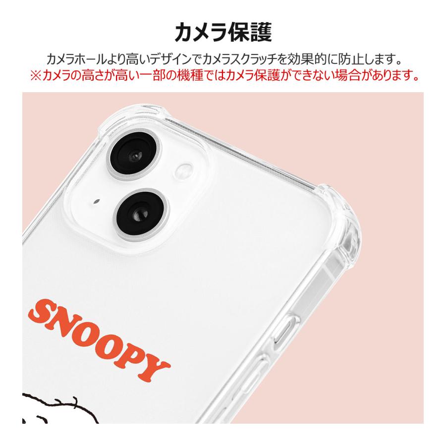 Snoopy Life Bulletproof Jelly Hard ケース iPhone 15 Plus Pro Max 14 SE3 13 mini 12 SE2 11 XS XR X 8 7｜orionsys｜05
