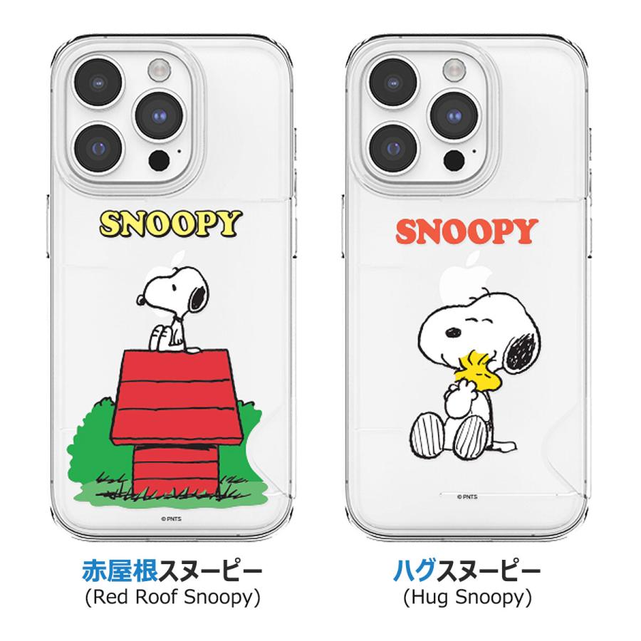 Snoopy Life Card Transparent Hard ケース iPhone 15 Plus Pro Max 14｜orionsys｜20