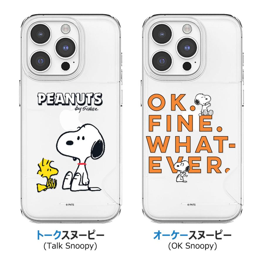 Snoopy Life Card Transparent Hard ケース iPhone 15 Plus Pro Max 14｜orionsys｜22