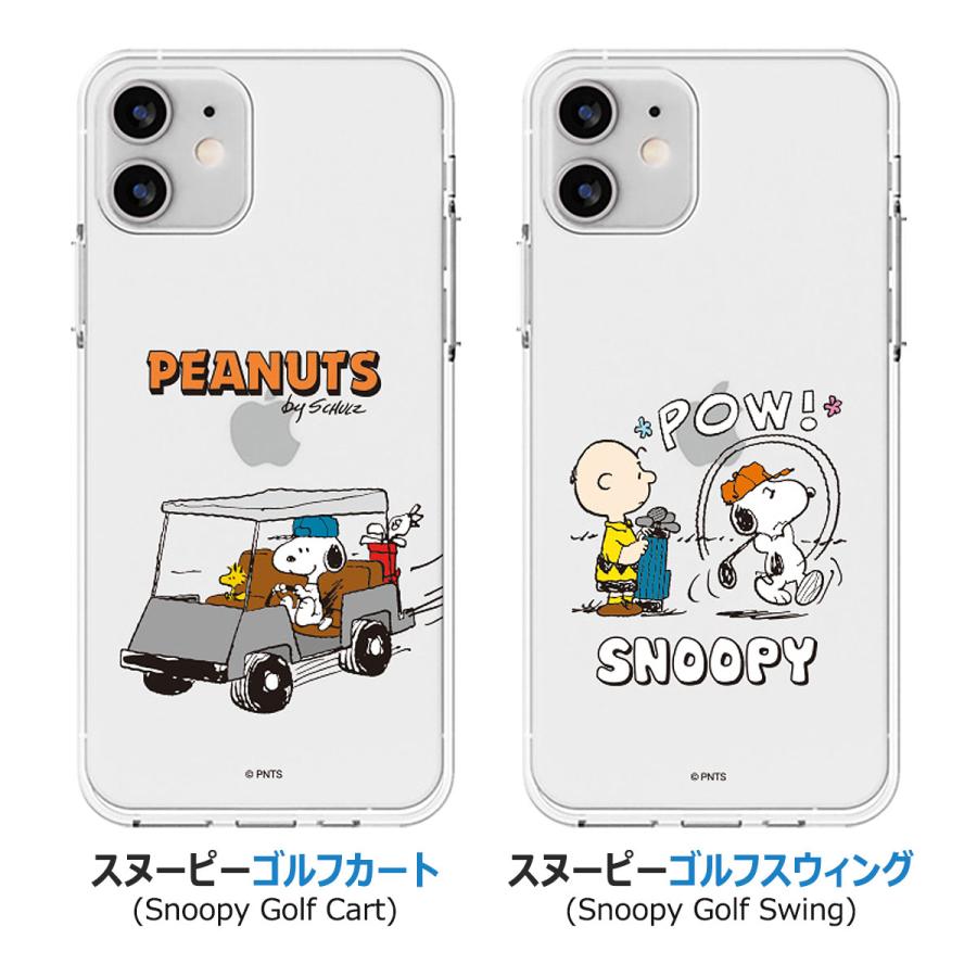 Snoopy Sports Clear Jelly ケース iPhone 15 Plus Pro Max 14 SE3 13 mini 12 SE2 11 XS XR X 8 7｜orionsys｜16