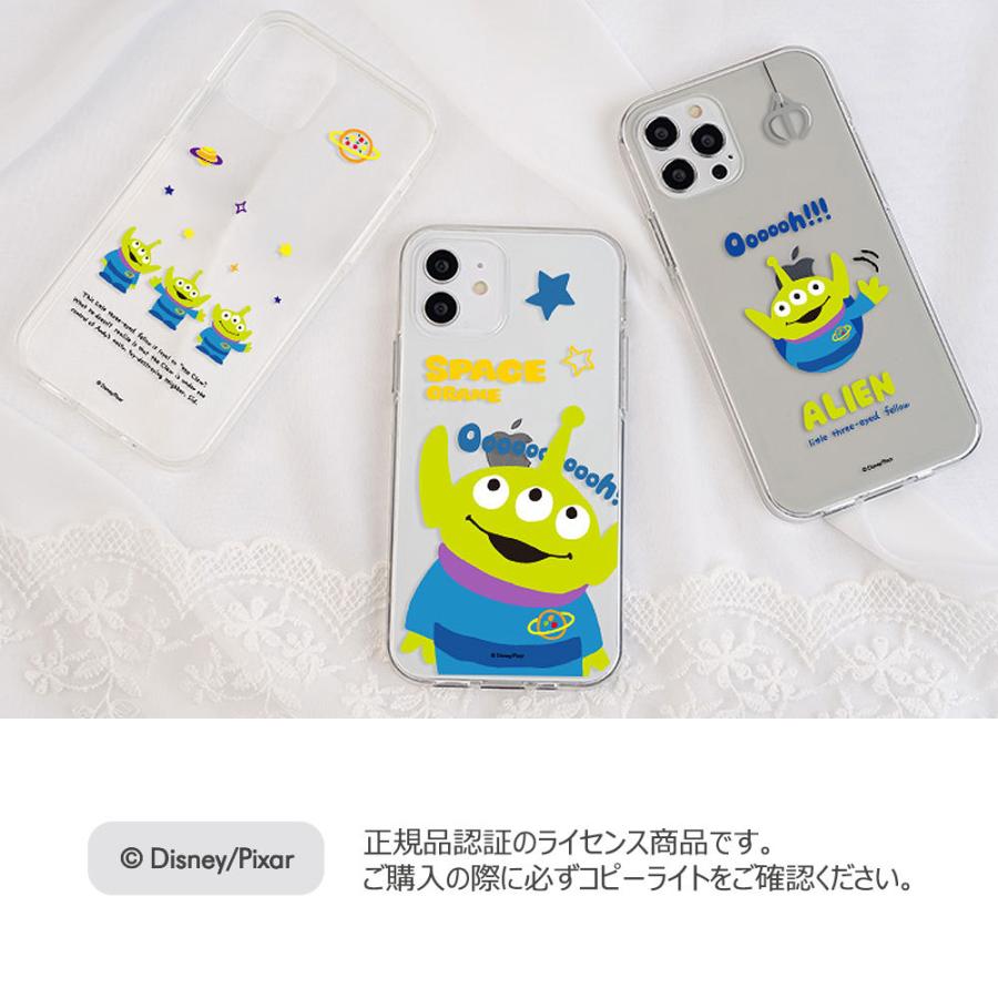 Disney Toy Story Alien Clear Soft ケース iPhone 15 Plus Pro Max 14 SE3 13 mini 12 SE2 11 XS XR X 8 7 SE 6s 6 5s 5｜orionsys｜06