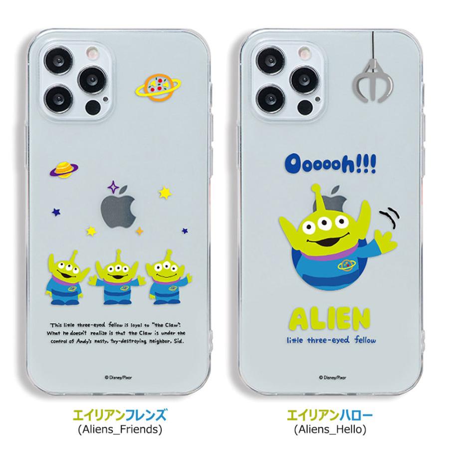Disney Toy Story Alien Clear Soft ケース iPhone 15 Plus Pro Max 14 SE3 13 mini 12 SE2 11 XS XR X 8 7 SE 6s 6 5s 5｜orionsys｜09