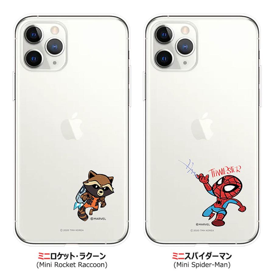 MARVEL Mini Clear Soft ケース iPhone 15 Plus Pro Max 14 SE3 13 mini 12 SE2 11 XS XR X 8 7 SE 6s 6 5s 5｜orionsys｜09