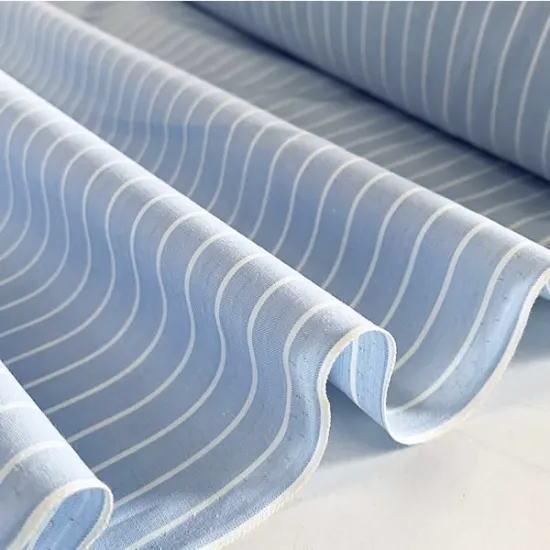 新品級✨エルメス　ストライプ　白青　無地風　結婚式　通年　綿コットン　大剣7㎝ Ace/P スラブオックスストレッチ – 瀧定名古屋株式会社 32課