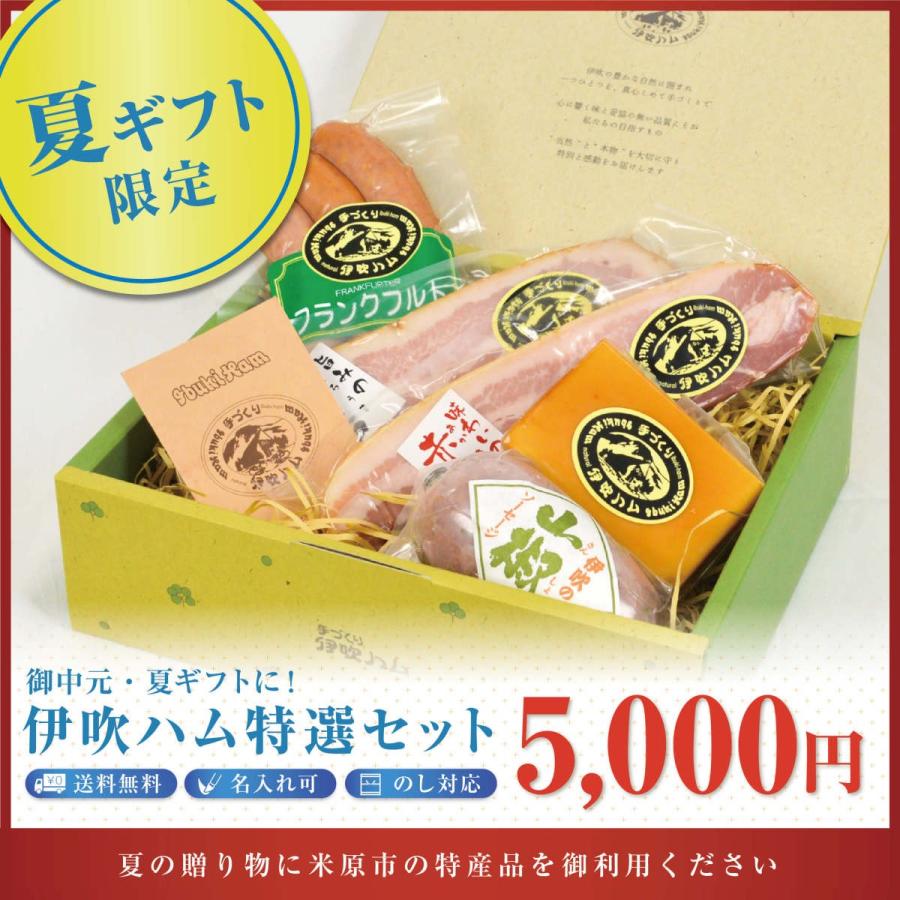 贈り物 ギフト ハム 詰め合わせ 5000円セット 御中元 残暑見舞い 夏ギフト ハム ギフト 伊吹ハム Ibukihamu34 Orite 米原市特選品市場 通販 Yahoo ショッピング
