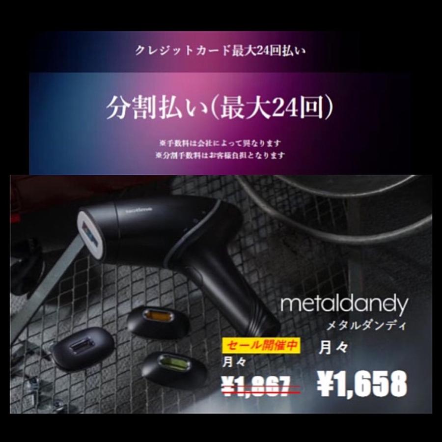 VIOシェーバ−付】 【台数限定10,000円OFF】 メタルダンディ 刺青 脱毛器 vio対応 入れ墨 日焼け 脱毛器具 IPL脱毛 メンズ脱毛器  vio 髭 アイスダンディ :compass1642645557:orivance - 通販 - Yahoo!ショッピング