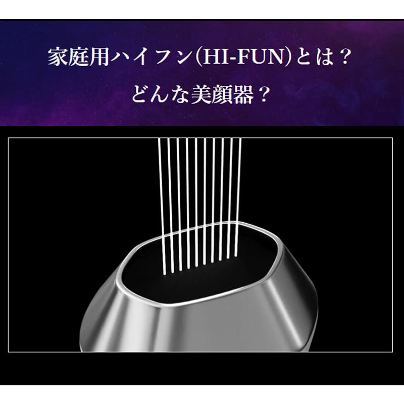 家庭用ハイフン アイスレディ HIFUN ハイフン 美顔器 超音波美顔器