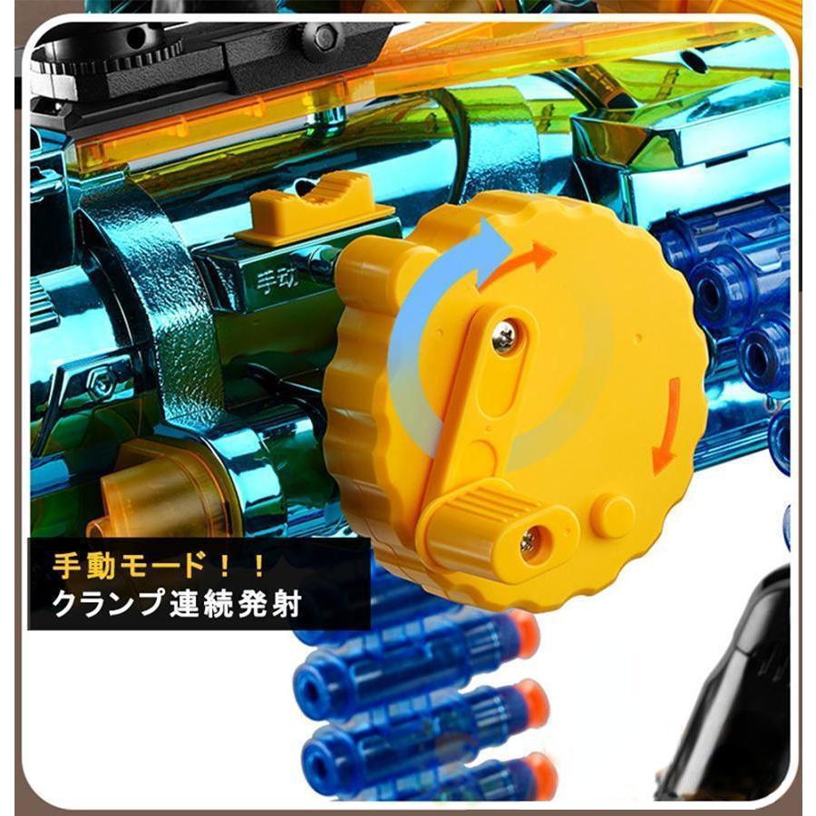 銃おもちゃ 銃 電動 ガトリングガン ポンジ弾丸 ナーフ弾対応