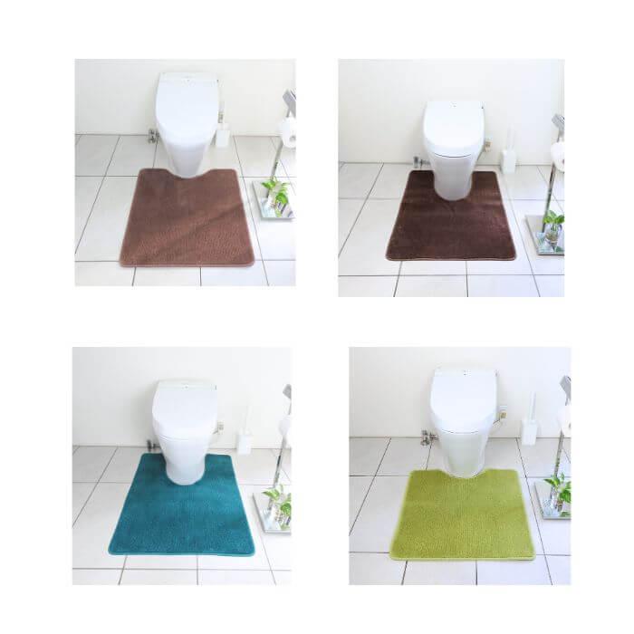 トイレマット 新色 60 65cm×60cm My Toilet Style 選べるくりぬき