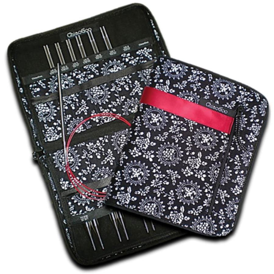 Twist Red Lace Interchangeable Knitting Needle 5 Tip SetLarge by