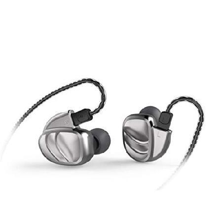ウルトラ！ BQEYZ KC2 クアッドドライバ イヤホン HiFi ステレオヘッドセット ノイズ遮断 取り外し可能ケーブル付き シルバー KC2（並行輸入品） 【1761655253】(10100円)