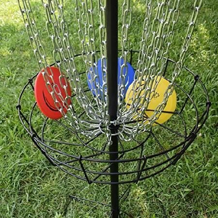 USED CROWN ME ディスクゴルフバスケットターゲット 24チェーン ポータブル 金属製 ゴルフゴール バスケット（並行輸入品） 【6913709062】(24843円)