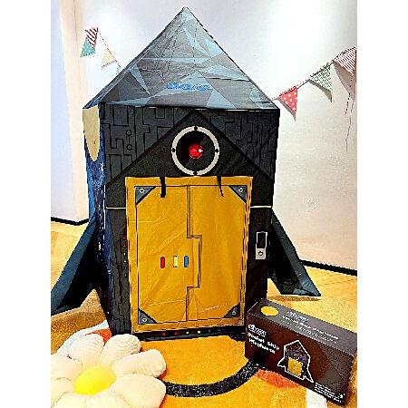 NARMAY(R) キッズテント ロケット船ゲームハウス 屋内と屋外の遊びに適しています-112 x 107 x 152 cm（並行輸入品） 