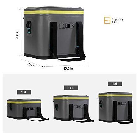 DEROOS ソフトクーラーバッグ 軽量 漏れ防止 ポータブルクーラー 35缶 断熱防水バックパック ディープフリーズ 72時間クーラーバッグ ハイキング ［並行輸入品］ DEROOS ソフトクーラーバッグ 軽量 漏れ防止 ポータブルクーラー 35缶 断熱防水バックパック ディープフリーズ 72時間クーラーバッグ ハイキング