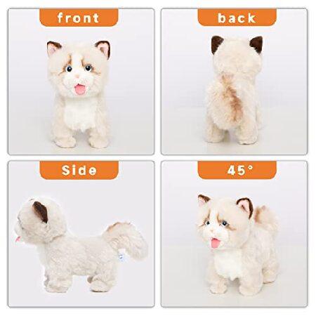 動物のぬいぐるみ インタラクティブなラグドール猫 - 手作りのリアルな電子ぬいぐるみ猫 - 誕生日、記念日、猫好きへのコンパニオンペットギフト（並行輸入品） 動物のぬいぐるみ インタラクティブなラグドール猫 手作りのリアルな電子ぬいぐるみ猫 誕生日 記念日 猫好きへのコンパニオンペットギフト 並行輸入品 　