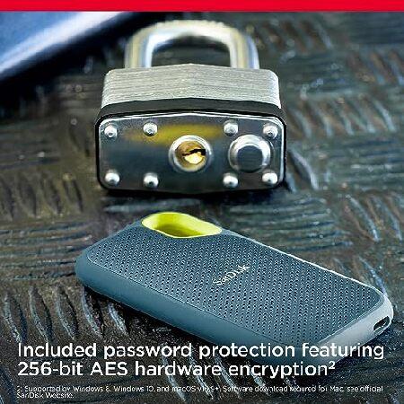 ブランド SanDisk (サンディスク) 1TB エクストリームポータブルSSD - 最大1050MB/秒 USB-C USB 3.2 Gen 2 IP65 耐水性と防塵性 外付けソリッドステートドライブ モントレ 【H2276172078】(13050円)