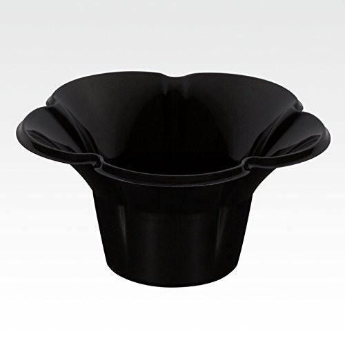 ミニフルールカップNERO [800枚入] 黒 フラワーカップ かき氷容器 orikiの画像