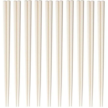 大黒工業 SPS製 リユース箸 23cm [六角] [ベージュ] [10膳入] (耐熱/食洗機対応) | 